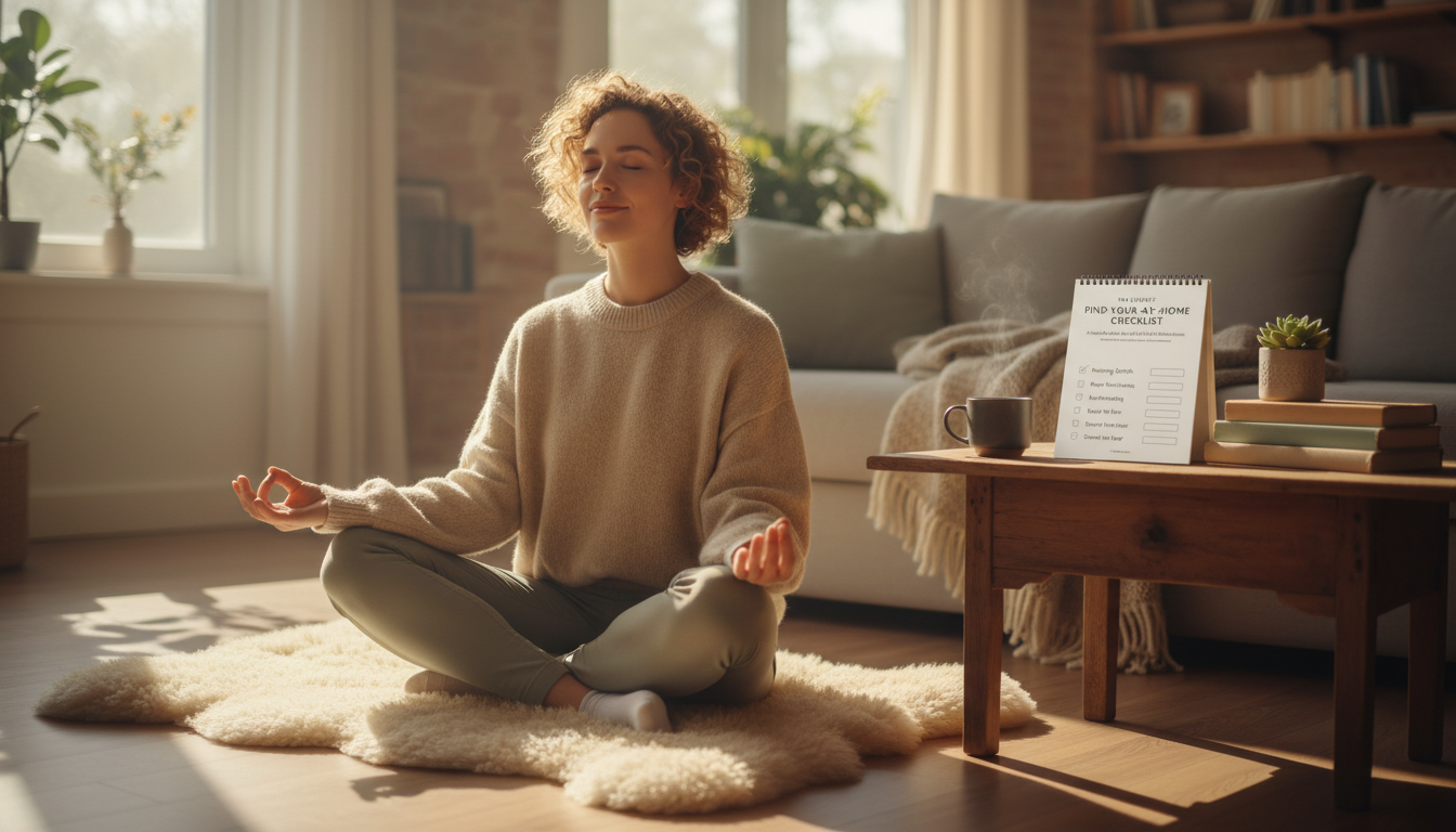 Daily Calm at Home Checklist: Mindfulness in Minutes