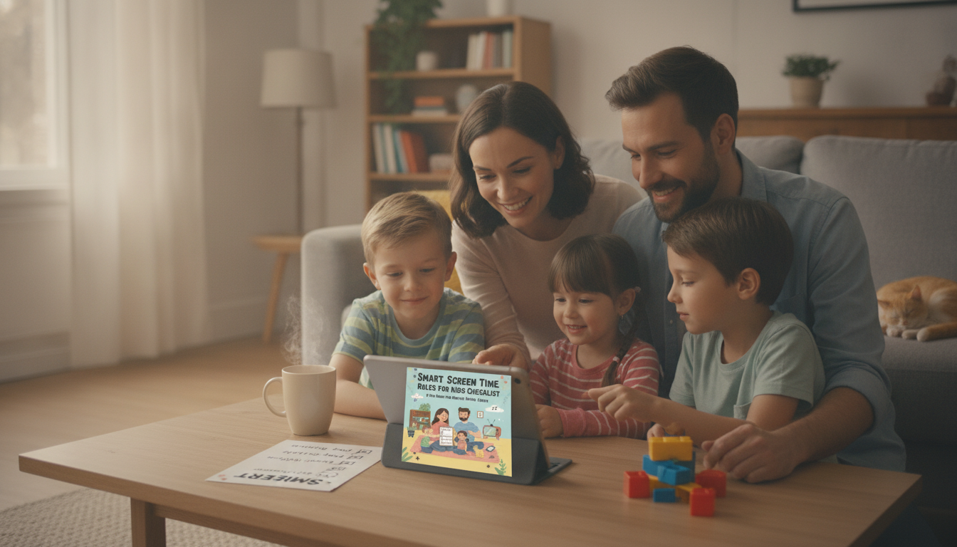 Family Screen Time Rules: Calm, Consistent Tech Boundaries