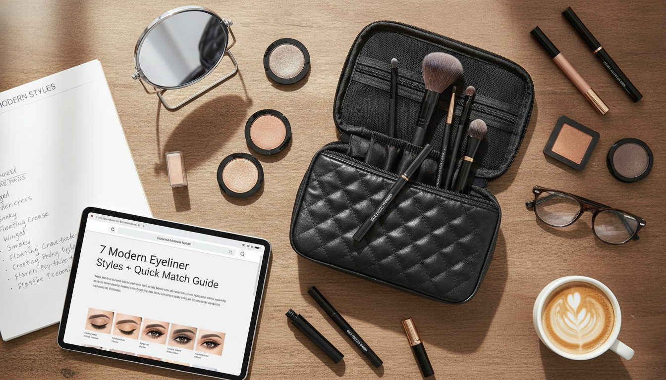 7 Modern Eyeliner Styles + Quick Match Guide