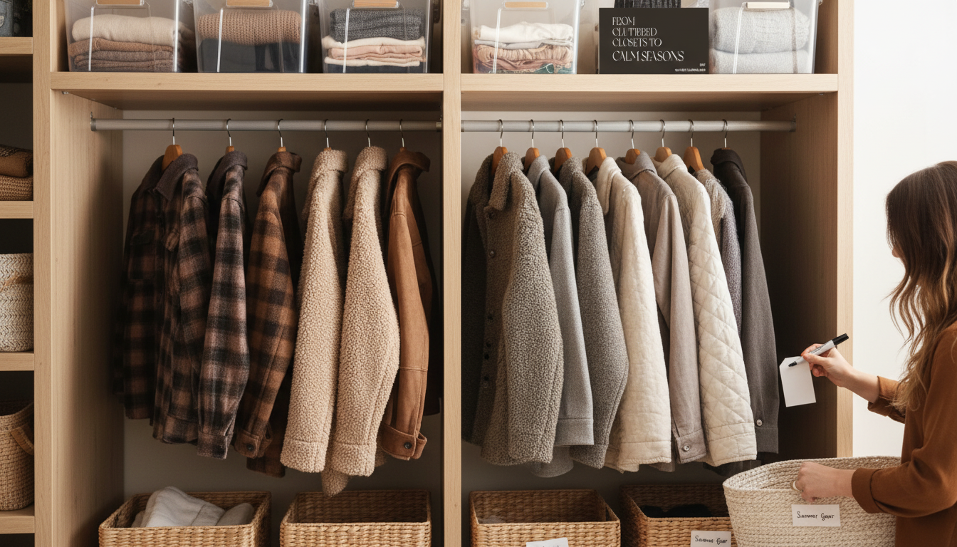 Seasonal Storage System: Declutter, Pack, Label & Rotate